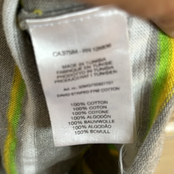 J. Lindeberg Crewneck Sweater/David striped fine cotton - 100%, Size Large. - Picture 4 of 4